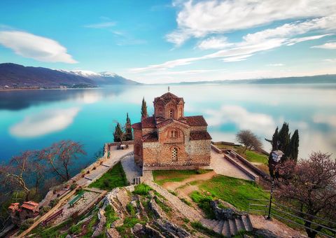 Kirche am Ohridsee
