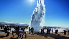 Geysir auf Island