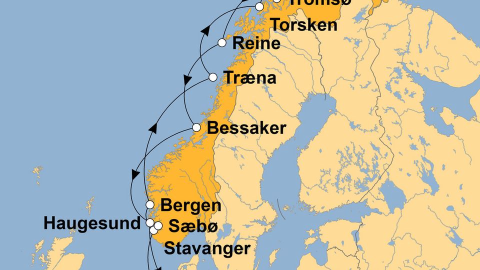 Ihre Reiseroute