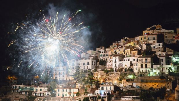 Feuerwerk Amalfiküste