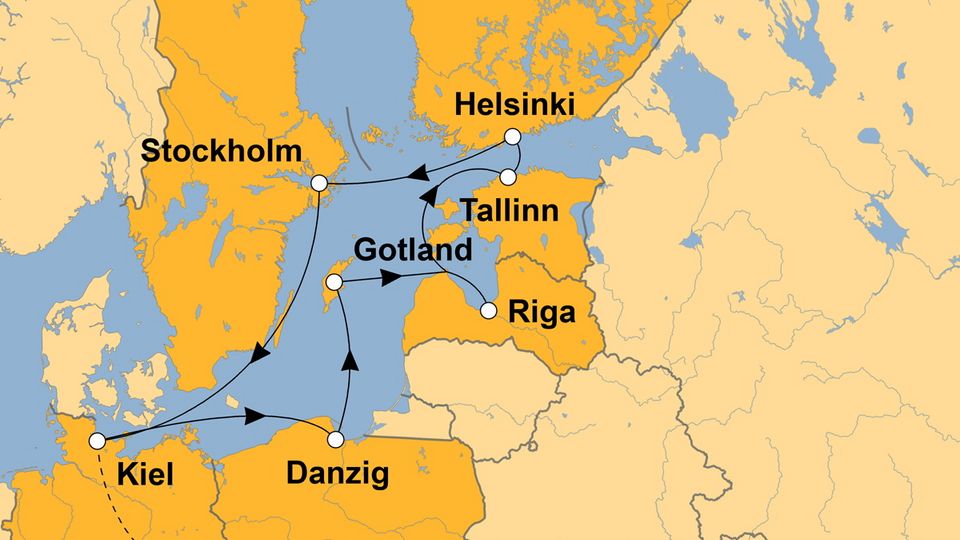 Ihre Reisekarte