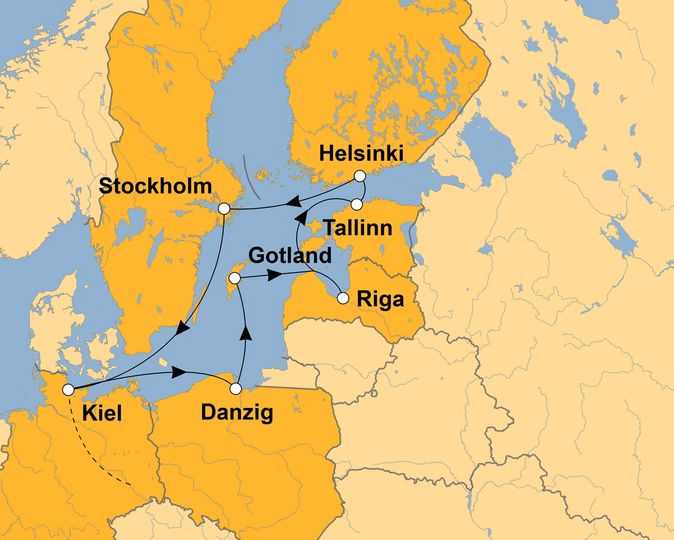 Ihre Reisekarte