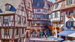Fachwerkhäuser im Elsass
