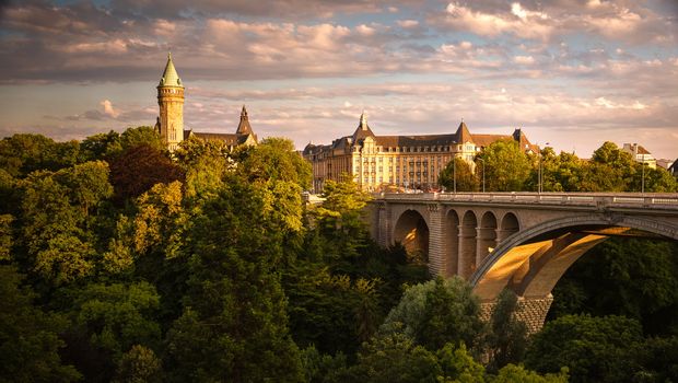 Luxembourg Sonnenuntergang