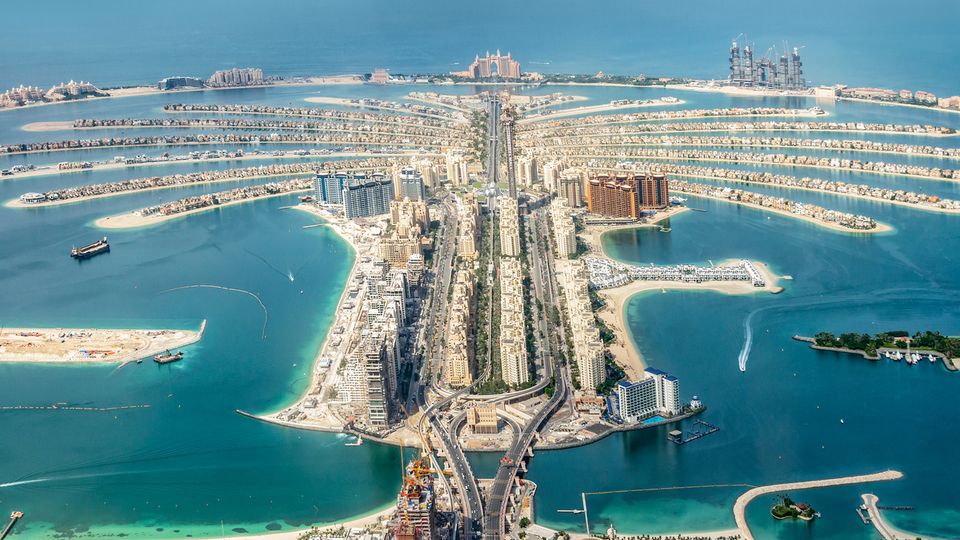 Insel Palm Jumeirah in Dubai