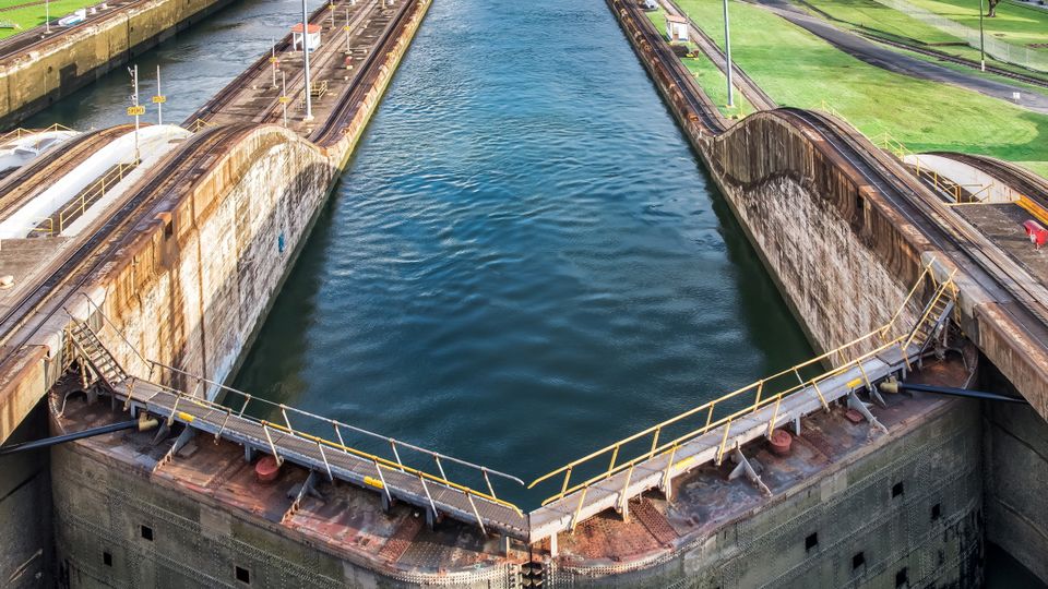 Panama Kanal Schleuse