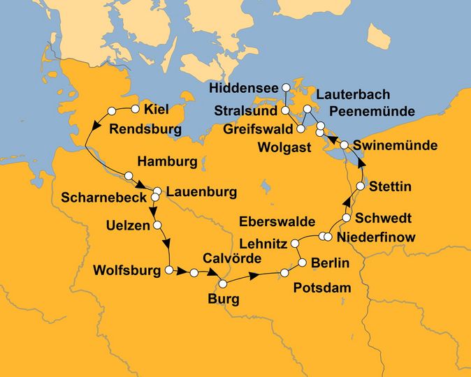 Ihre Reiseroute