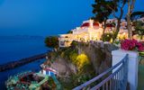 Aussicht auf das Meer am Abend von Hotel La Madonnina  auf Ischia, Italien