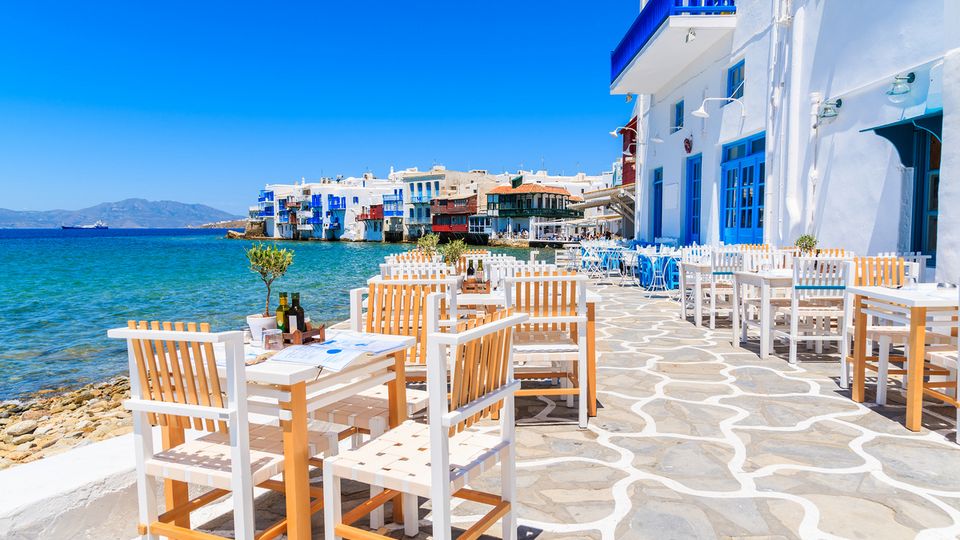 Griechische Taverne Mykonos