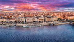 Budapest bei Sonnenuntergang
